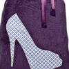 She-She Shoe Bag - Purple/Diamond Print