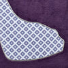 She-She Shoe Bag - Purple/Diamond Print