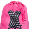 Ooh La La Lingerie Bag - Hot Pink/Trellis