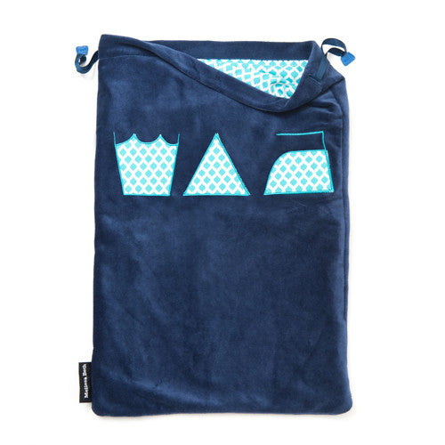 Wash, Dry and Repeat Laundry Bag - Navy Blue