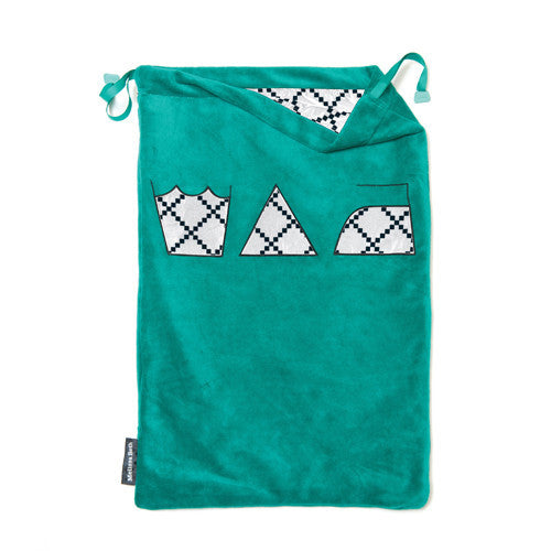 Wash, Dry and Repeat Laundry Bag - Emerald Green