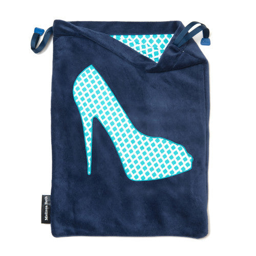 She-She Shoe Bag - Navy Blue